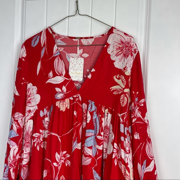 Free People Ob815445 red top - Picture 6 of 6